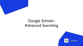 Google Scholar Advanced Searching [upl. by Atiuqrahc681]