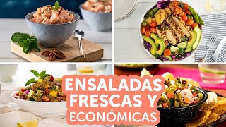 Ensaladas frescas y económicas  Kiwilimón [upl. by Kissner907]