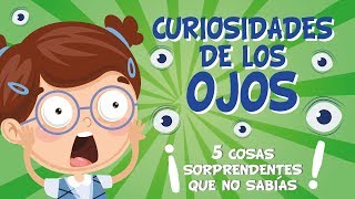 5 COSAS QUE NO SABÍAS DE LOS OJOS  CURIOSIDADES FASCINANTES PARA NIÑOS [upl. by Nired]