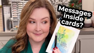 What to write TIPS for Writing Meaningful Messages Inside Your Cards [upl. by Adnarahs]