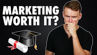 Is a MARKETING DEGREE worth it [upl. by Aerdnaid]