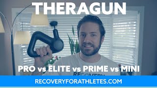 NEW Theragun PRO vs Elite vs Prime vs Mini Comparison amp Review   BONUS SOUND TESTS [upl. by Rehpotsirhc540]