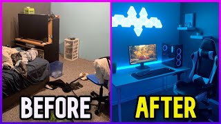 Transforming My Bedroom Into My Dream Gaming Setup NOT CLICKBAIT [upl. by Gilletta7]