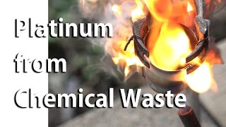 Platinum Recovery from Laboratory Chemical Waste pt 1 [upl. by Seuqirdor513]