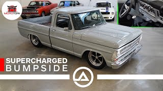 Supercharged 68 Ford F100 Pro Touring Truck [upl. by Ashatan]