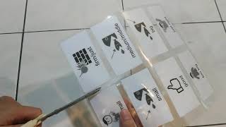 How to laminate paper [upl. by Townshend]