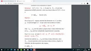 Décomposition de DunfordRéduction des endomorphismes 2ème MP [upl. by Hanway]