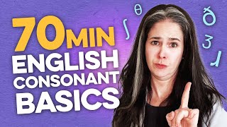 Learn 24 English Consonant Sounds in 70 Minutes  Pronunciation Compilation  Rachels English [upl. by Alemat]