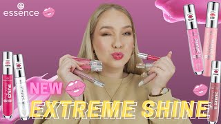 NEW essence EXTREME Shine Volume Lipgloss ✨ All 15 Shades Swatched 💋 Cosmetix [upl. by Danya]