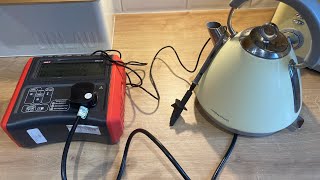 How to PAT test a class 1 appliance A kettle [upl. by Ahsemak]