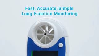 asma1 Introducing Vitalographs handheld lung monitor for remote Asthma patient monitoring [upl. by Niwdla]