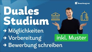 Bewerbung Duales Studium  Tricks  Vorlage [upl. by Derman]