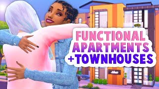 Cluttered amp Cozy Apartment  The Sims 4 Apartment Renovation Speed Build [upl. by Ailsa832]