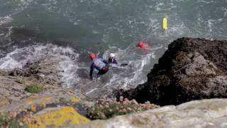 COASTEERING IN CORNWALL [upl. by Ashlin]