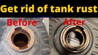 How to clean a Rusty Gas Tank [upl. by Aro]