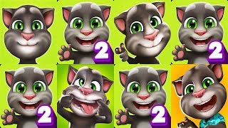 My Talking Tom vs My Talking Tom 2 Android Gameplay [upl. by Gavrah]