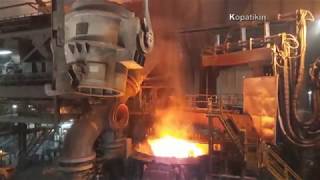 Steel Making Process with Hot Metal Scrap and DRI [upl. by Jehovah390]