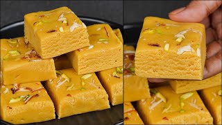 Besan Barfi Recipe  Gram Flour Sweets  Besan Ki Barfi  How To Make Besan Barfi  NOven [upl. by Anivram91]