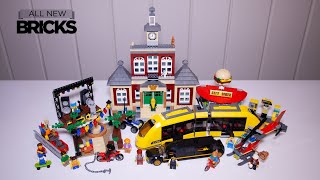 Lego City 60271 Main Square Speed Build [upl. by Mike]