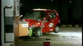 Crash Test  Fiat Seicento [upl. by Whitver222]