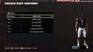 Madden NFL 22 How to Create Custom Uniforms [upl. by Audley]