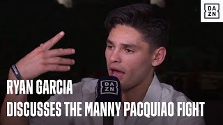 Ryan Garcia Discusses The Manny Pacquiao Fight amp What Happened [upl. by Davidoff]