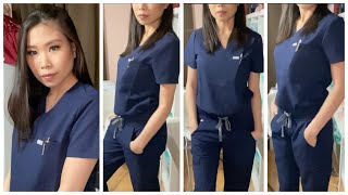 FIGS SCRUBS  First impression  Unboxing  Try on  Review [upl. by Malda]