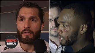 Jorge Masvidal Leon Edwards involved in backstage fight  ESPN MMA [upl. by Tutt]