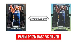 Panini Prizm Base vs Silver How to tell the difference [upl. by Nigem]