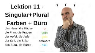 Deutschkurs A11 Lektion 11 SingularPlural [upl. by Dlonra920]