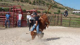 Gary Leffew Bull Riding School Student Bull Riding Compilation Part 22 [upl. by Reivaj]