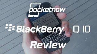 BlackBerry Q10 Review  Pocketnow [upl. by Nylasor]