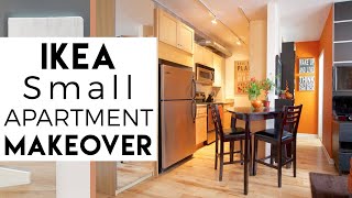 Tiny Apartment  IKEA Small Space Decorating  Interior Decorating  eps3 Season 2 [upl. by Adabel187]