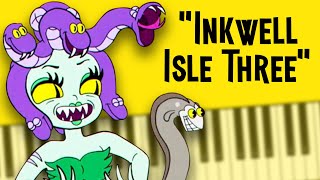 Inkwell Isle Three from Cuphead  Piano Tutorial [upl. by Ibib938]