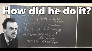 How did Dirac discover the Dirac Equation Shorts [upl. by Ochs359]