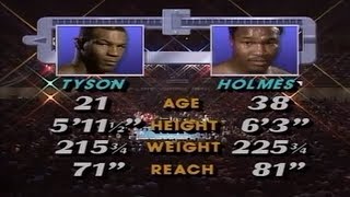 Mike Tyson vs Larry Holmes  Full Fight 1221988 [upl. by Eceinal]