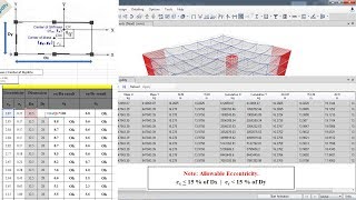 CSI ETABS  06  Building Eccentricity Check Irregularity check [upl. by Dever]