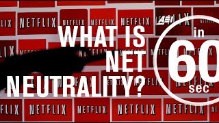 What is Net Neutrality  IN 60 SECONDS [upl. by Anauqes]