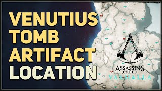 Venutius Tomb Artifact Location Assassins Creed Valhalla [upl. by Gnilhsa]