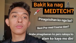 BAKIT AKO NAG MEDTECH  Mga pinagdaanan ko bago nakagraduate  MightyMyke [upl. by Dola]