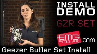 EMG Geezer Butler GZR P Pickup installation [upl. by Hazeghi]