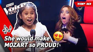 🎤 The BEST OPERA performances that AMAZE the COACHES in The Voice Kids 😲  Top 10 [upl. by Chelsy282]