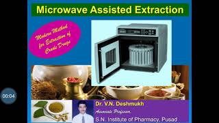 Microwave Assisted Extraction [upl. by Nuahsyar]