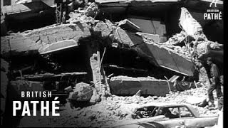 Earthquake Hits Yugoslav City Of Skopje 1963 [upl. by Eimak]