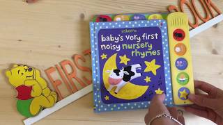 Usborne Babys Very First Noisy Nursery Rhymes  Sound Board Book  Look Inside Best Children Book [upl. by Ramah459]